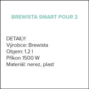 Digitální rychlovarná konvice Brewista Smart Pour 1,2l